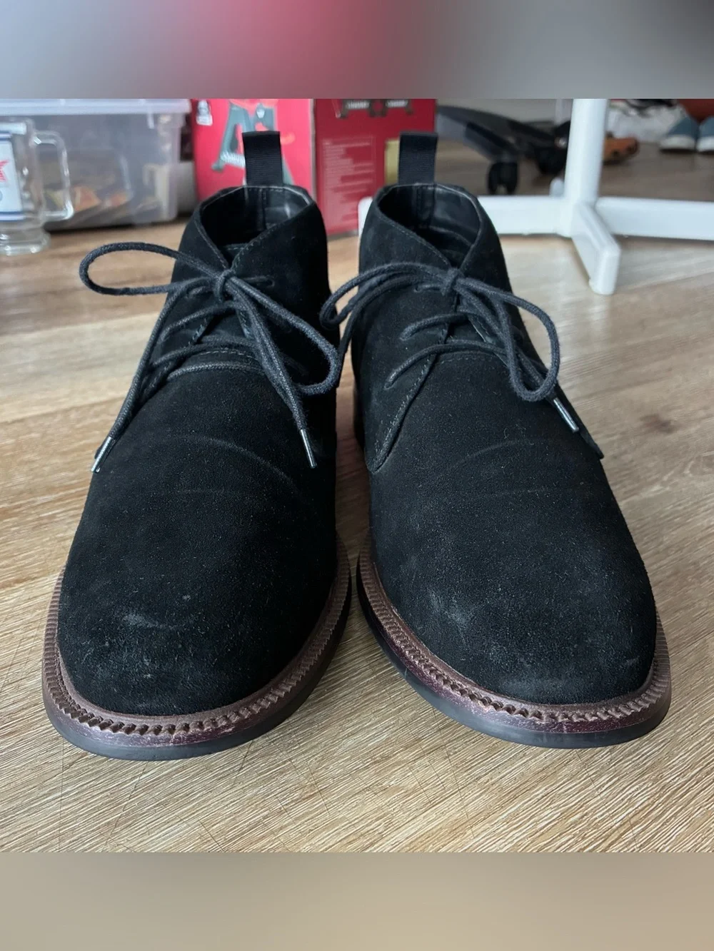 Blondo Konor Waterproof Chukka Boots Black Suede Men’s Shoes Size 11 M